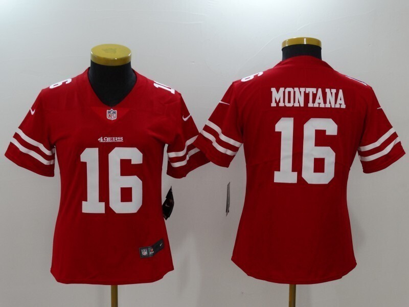 youth 2026 San Francisco 49ers #16 Montana Red Nike Limited NFL Jersey 2026001